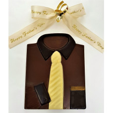 SHIRT with TIE / all chocolate